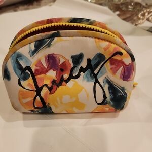 Juicy Couture Colorful Logo Cosmetic Pouch